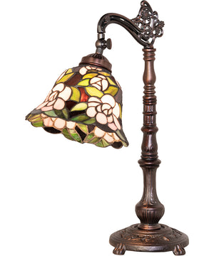 20" High Begonia Bridge Arm Table Lamp