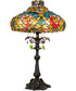 28" High Dragonfly Rose Table Lamp