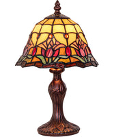 13.5" High Colonial Tulip Accent Lamp