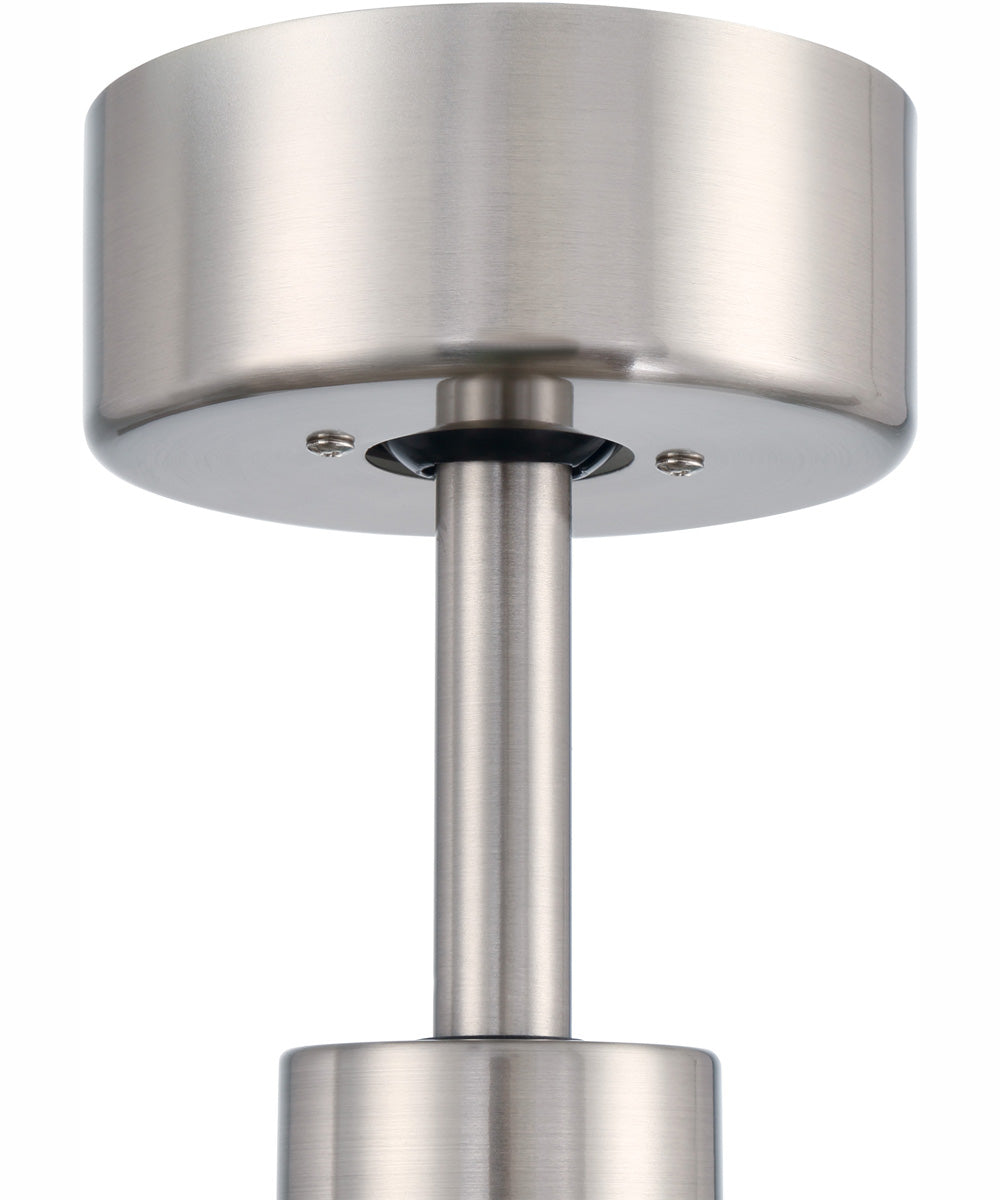 52" Terie 1-Light Ceiling Fan Brushed Polished Nickel