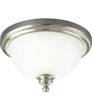 Madison 1-Light 12" Close-to-Ceiling Brushed Nickel