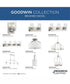 Goodwin 4-Light Modern Farmhouse Hall & Foyer Light Brushed Nickel