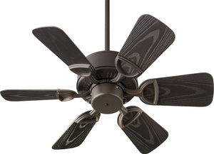 30"W Estate Indoor/Outdoor Patio Ceiling Fan Oiled Bronze