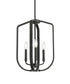 Ettore 14"W 3-Light Pendant Light Fixture by Kichler Black Steel Finish