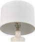 Dorin 25.5'' High 1-Light Table Lamp - White Glazed