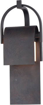 17"H Laredo LED Outdoor Sconce Rustic Forge