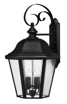 26"H Edgewater 4-Light LED Large Outdoor Wall Light in Black