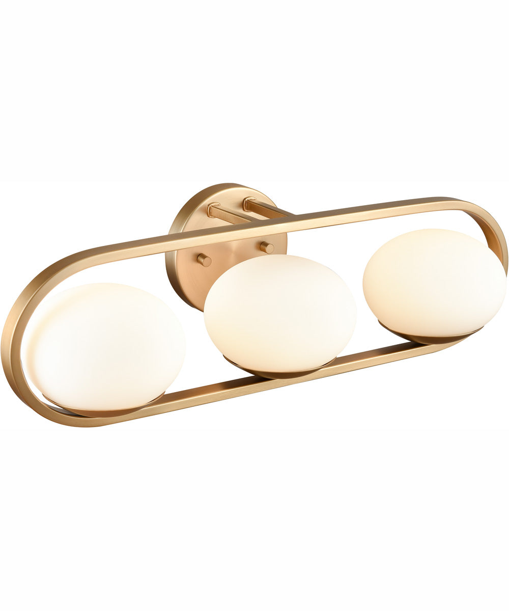 Wallace 21.5'' Wide 3-Light Integrated LED Vanity-Light - Brushed Gold