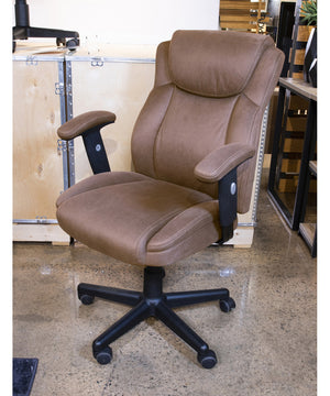 Corbindale Home Office Swivel Desk Chair Brown/Black