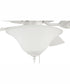 52" Decorator's Choice 3-Light Ceiling Fan Matte White