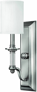 5"W Sussex 1-Light Wall Sconce Brushed Nickel