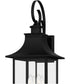 Chancellor Extra Large 4-light Outdoor Wall Light Mystic Black
