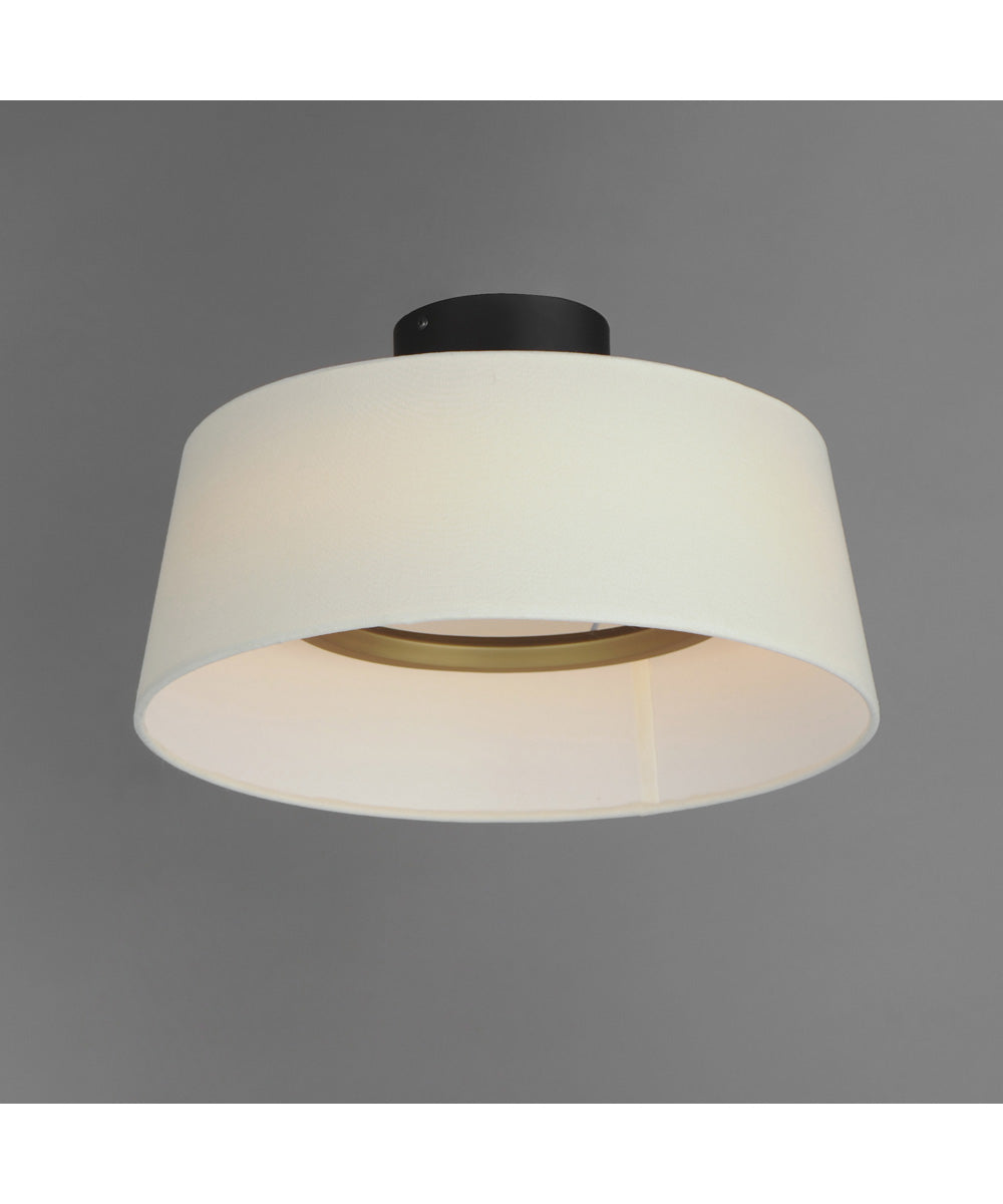 Paramount 16 inch LED Flush Mount Natural Aged Brass