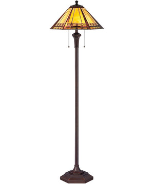Arden Medium 2-light Floor Lamp Russet