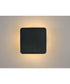 Z-2025 LED 1-Light Matte Black Modern Style Indoor/Outdoor Wall Light Textured Black