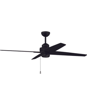 52" Maddie Indoor/Outdoor Ceiling Fan Flat Black
