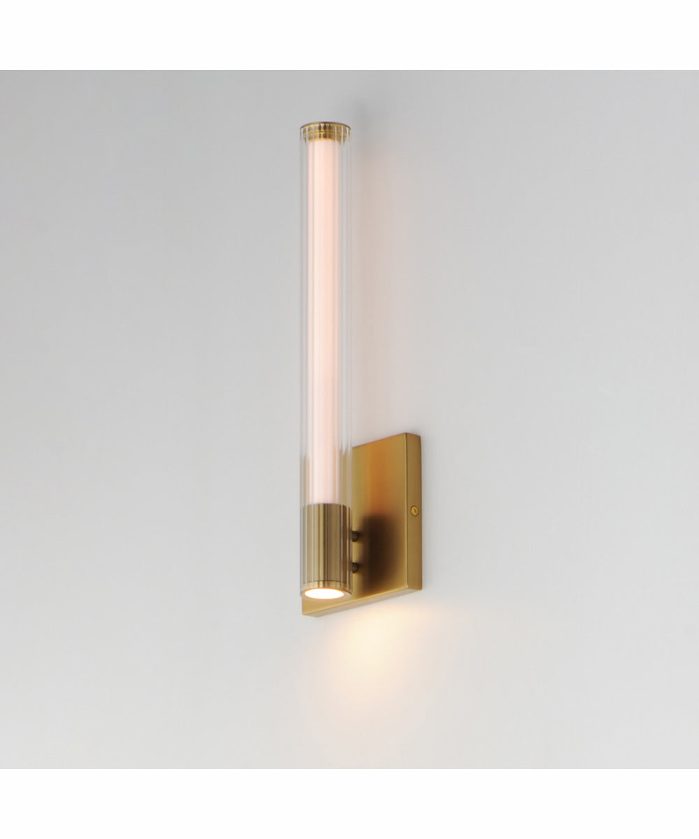 Cortex 14 inch LED Sconce Natural Aged Brass