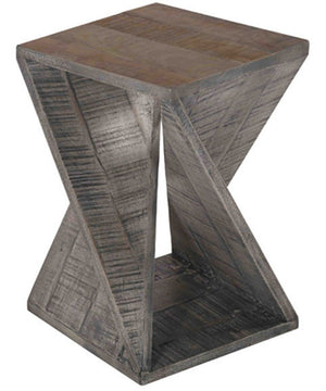 Zalemont Accent Table Distressed Gray