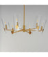 Armory 6-Light Chandelier Natural Aged Brass