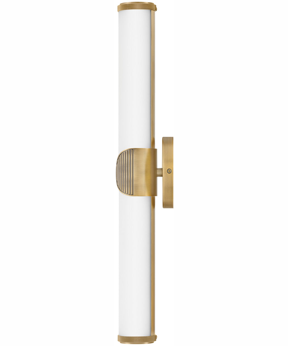 Femi LED-Light Medium LED Vanity in Lacquered Brass