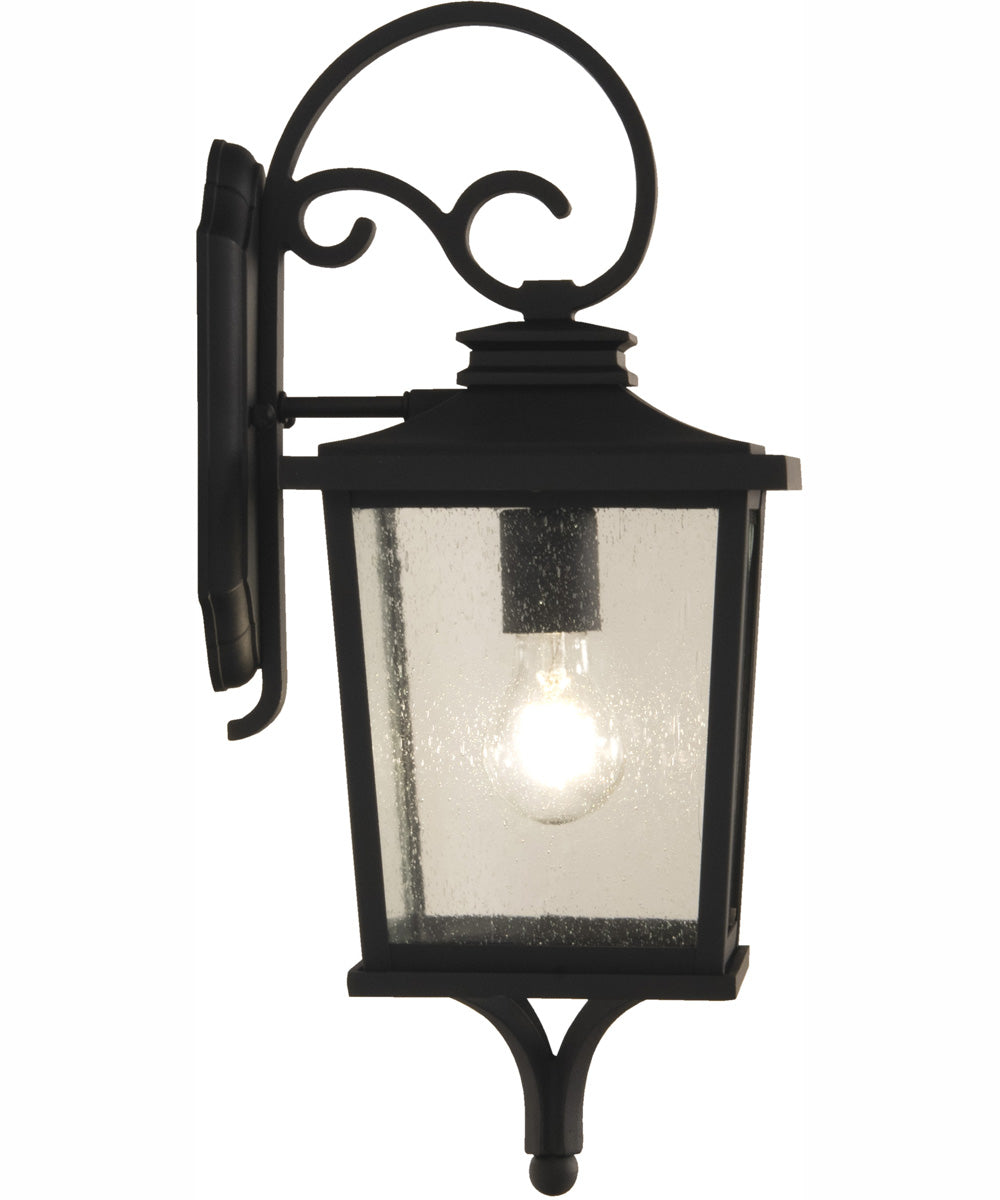Tillman 1-Light Outdoor Wall Lantern Matte Black