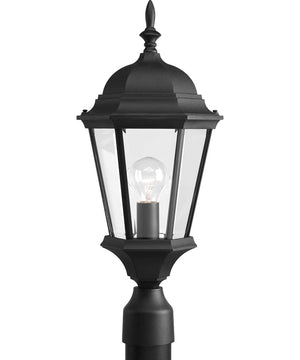 Welbourne 1-Light Post Lantern Textured Black