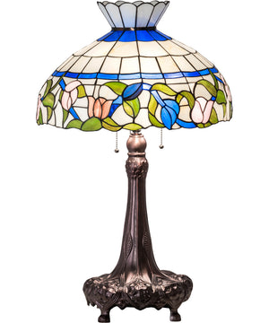 33" High Rose Vine Table Lamp