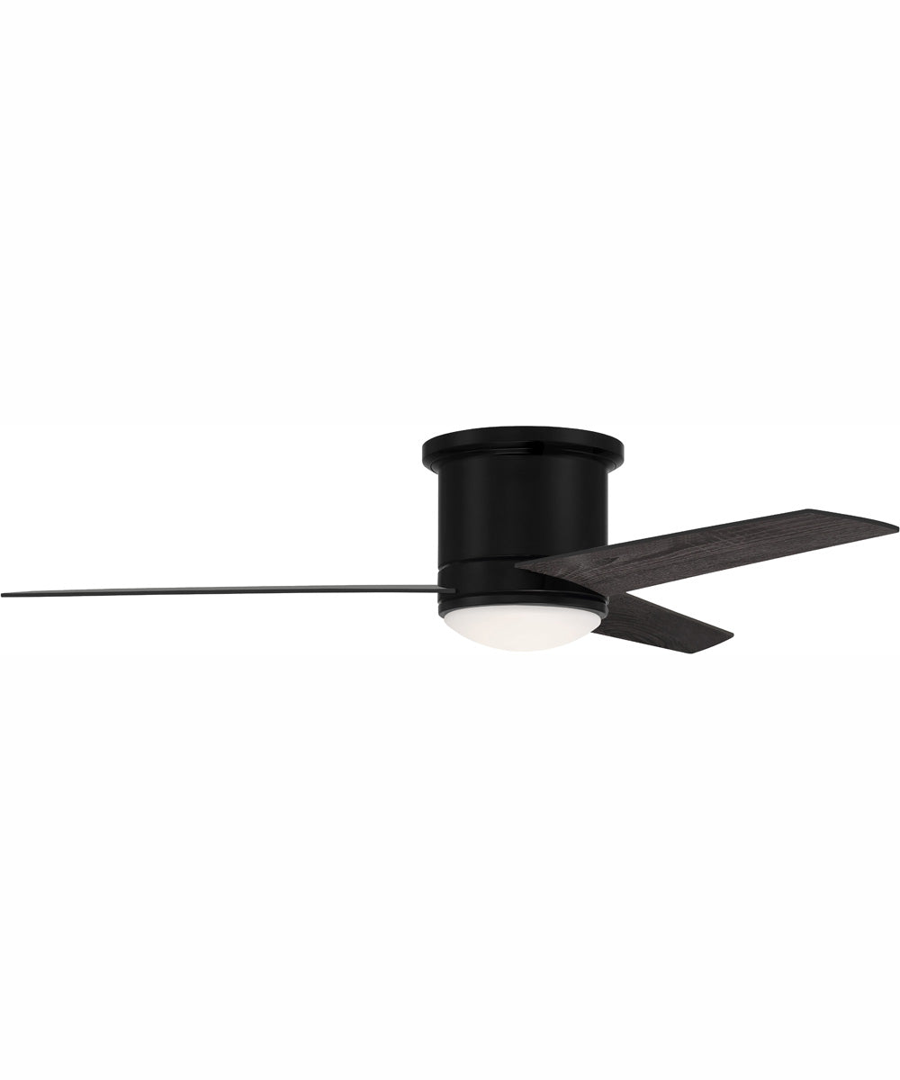 52" Cole 1-Light Ceiling Fan Flat Black