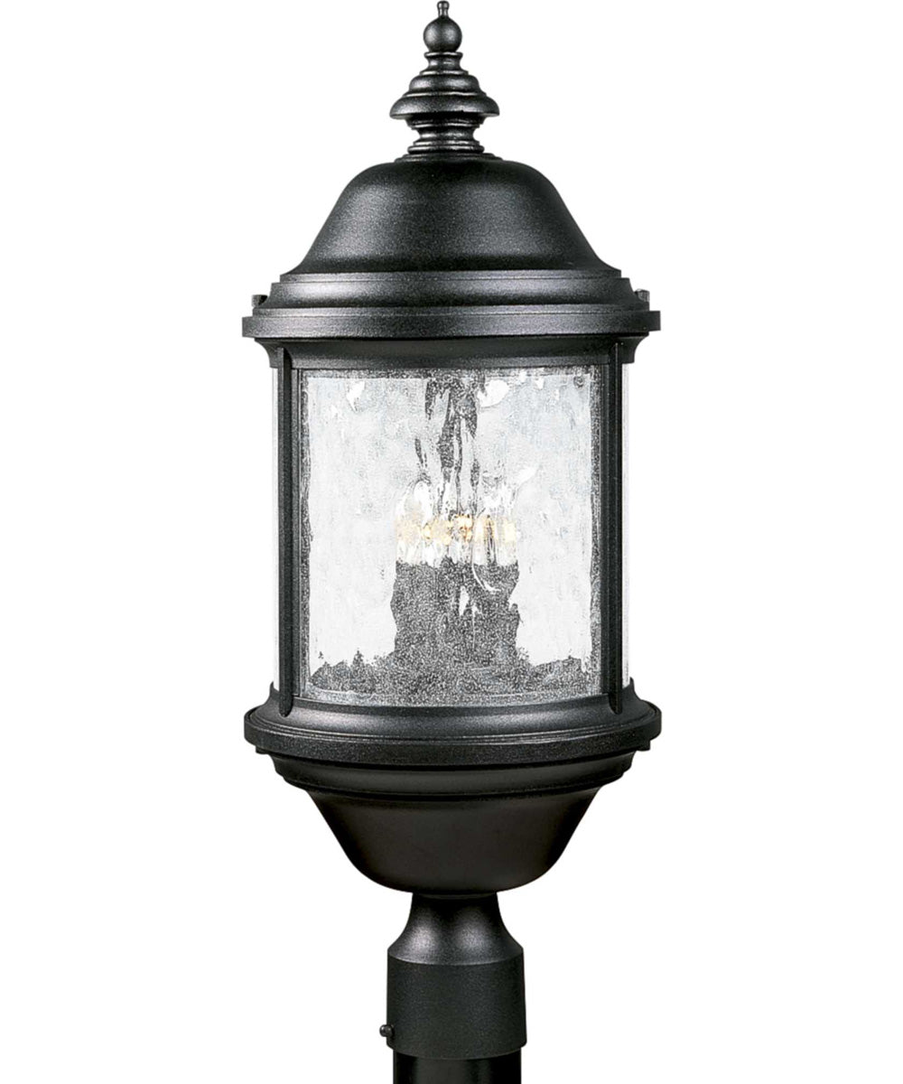 Ashmore 3-Light Post Lantern Textured Black