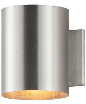 Outpost 1-Light 6 inchW x 7.25 inchH Outdoor Wall Sconce Brushed Aluminum
