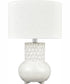 Delia 21'' High 1-Light Table Lamp - White