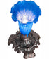 7" High Blue Tiffany Pond Lily Victorian Mini Lamp