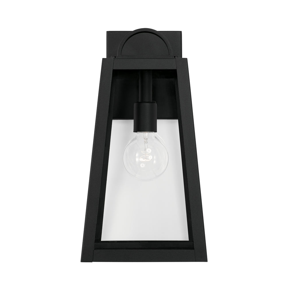 Leighton 1-Light Outdoor Wall-Lantern Black