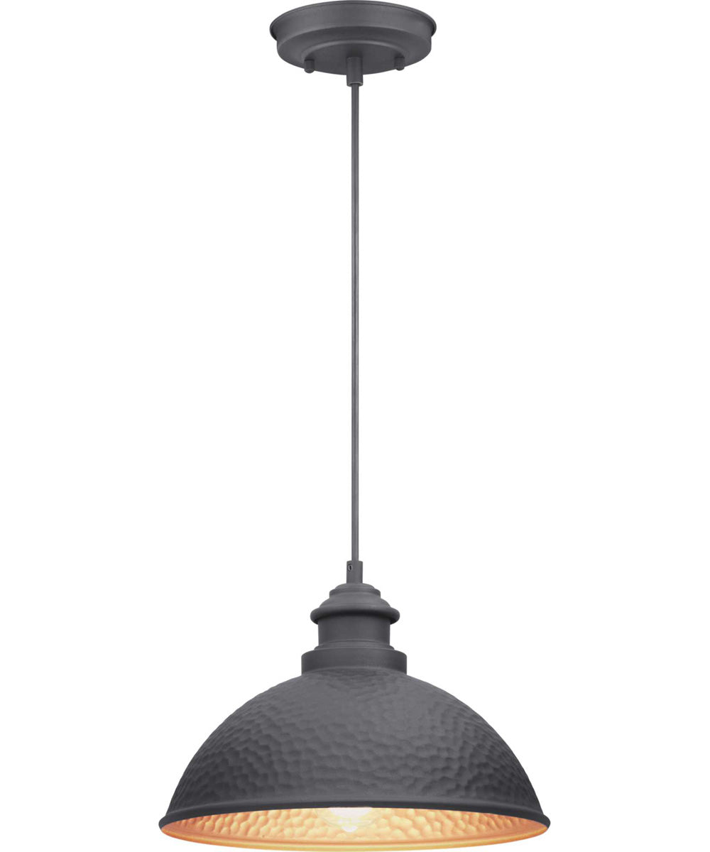 Englewood 1-Light Hanging Lantern Textured Black