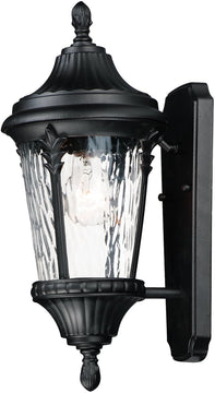 16"H Sentry 1-Light Outdoor Wall Sconce Black