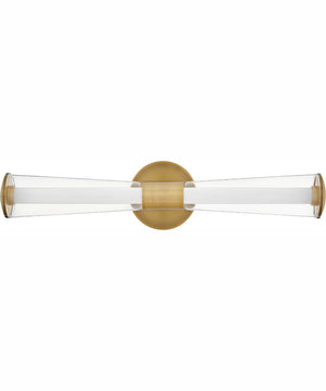 Elin LED-Light Medium LED Vanity in Lacquered Brass