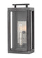 14"H Sutcliffe 1-Light LED Small Outdoor Wall Light in Aged Zinc
