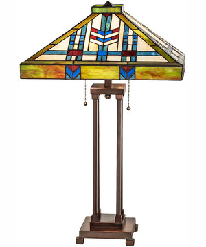 28" High Prairie Wheat Table Lamp