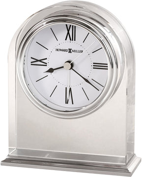 5"H Optica Tabletop Clock Polished Aluminum