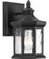 Edition 1-Light Small Wall Lantern Textured Black