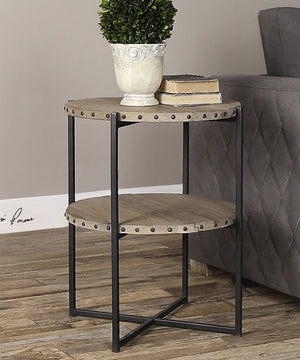 24"H Kamau Round Accent Table