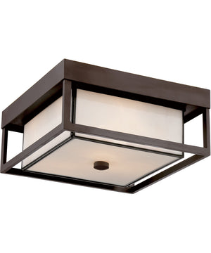 Powell Medium 3-light Outdoor Ceiling Light Western Bronze