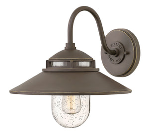 12"H Atwell 1-Light Small Outdoor Wall Light in Oil Rubbed Bronze