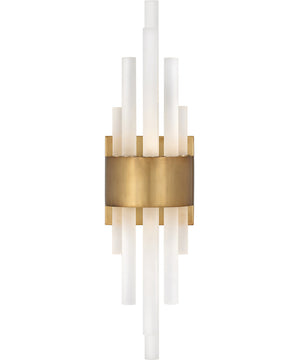 Trinity 12-Light LED Sconce in Heritage Brass