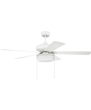 Stonegate 2-Light LED Ceiling Fan (Blades Included) White