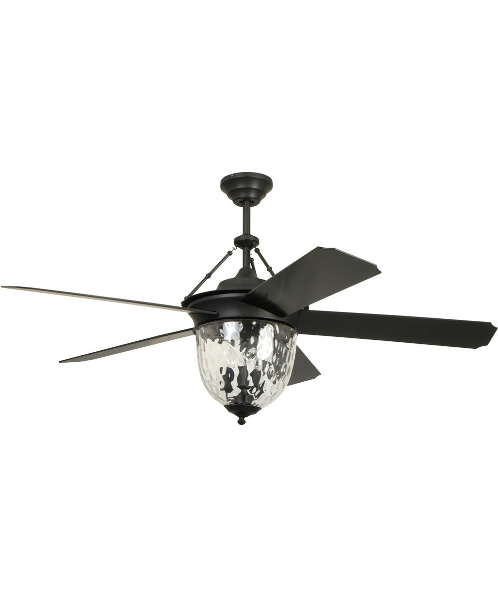 Cavalier 3-Light LED Ceiling Fan (Blades Included) Aged Bronze Brushed