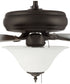 52" Decorator's Choice 2-Light Ceiling Fan Espresso