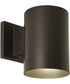 5" Bronze LED Outdoor Wall Cylinder Antique Bronze