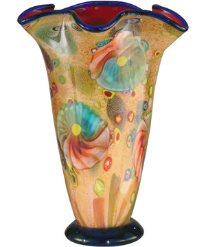 Coast Sand Hand Blown Art Glass Vase