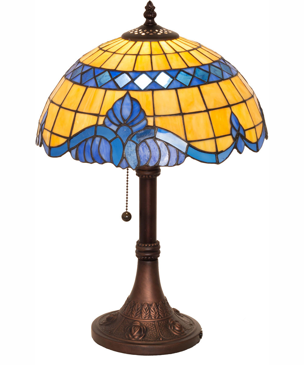 17" High Baroque Accent Lamp